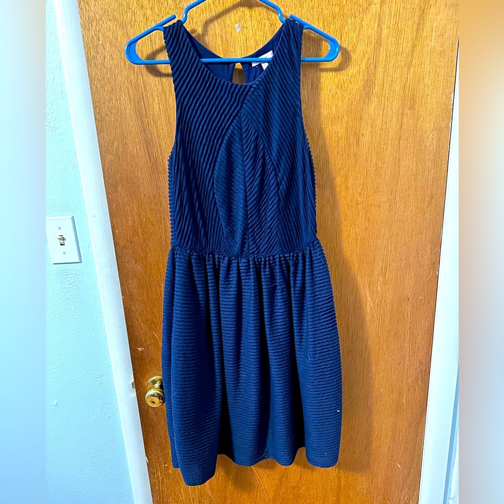 Anthropologie Bordeaux dress size medium - blue
